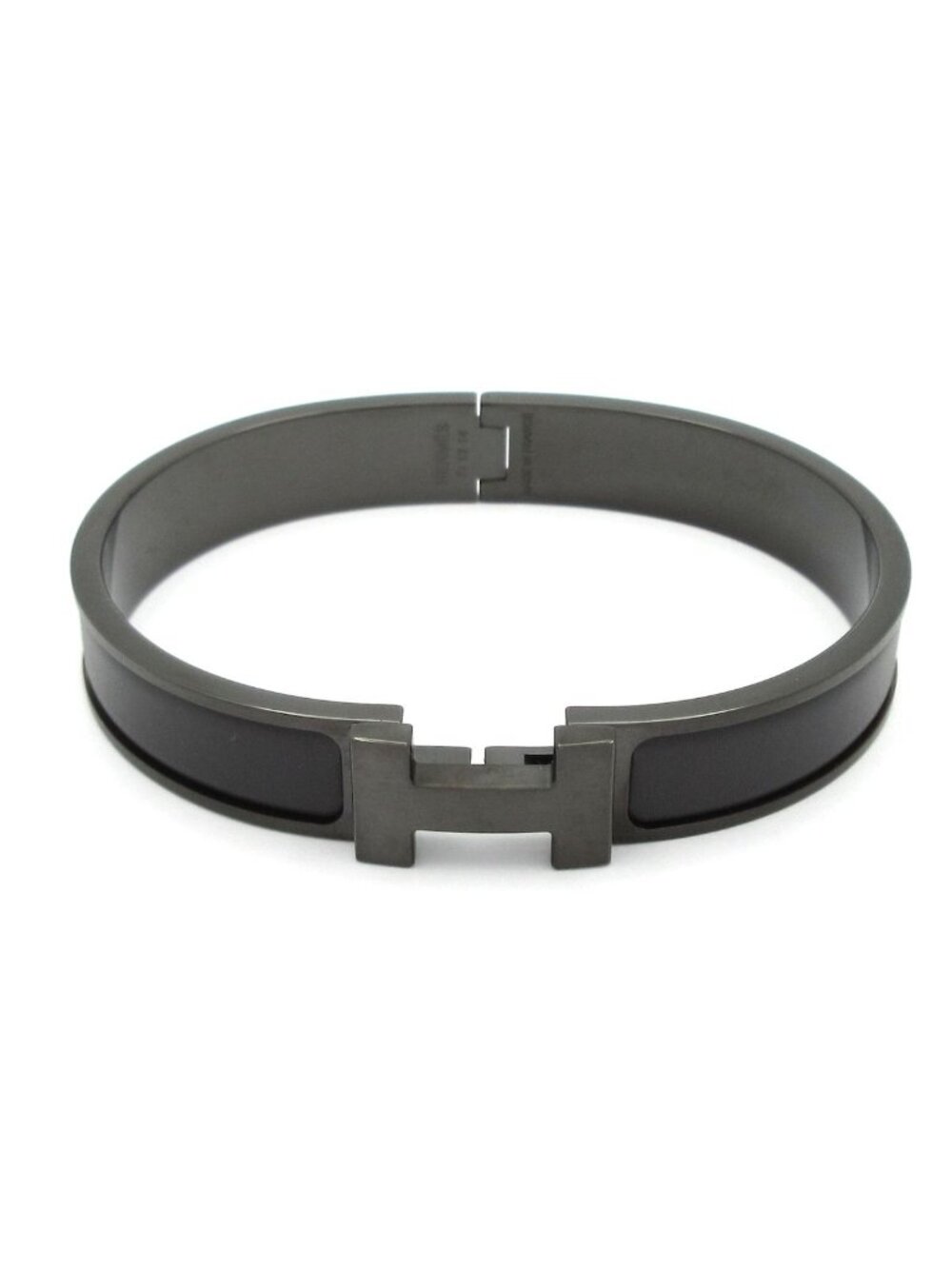 Hermes Bangle Clic H So Black Bracelet
